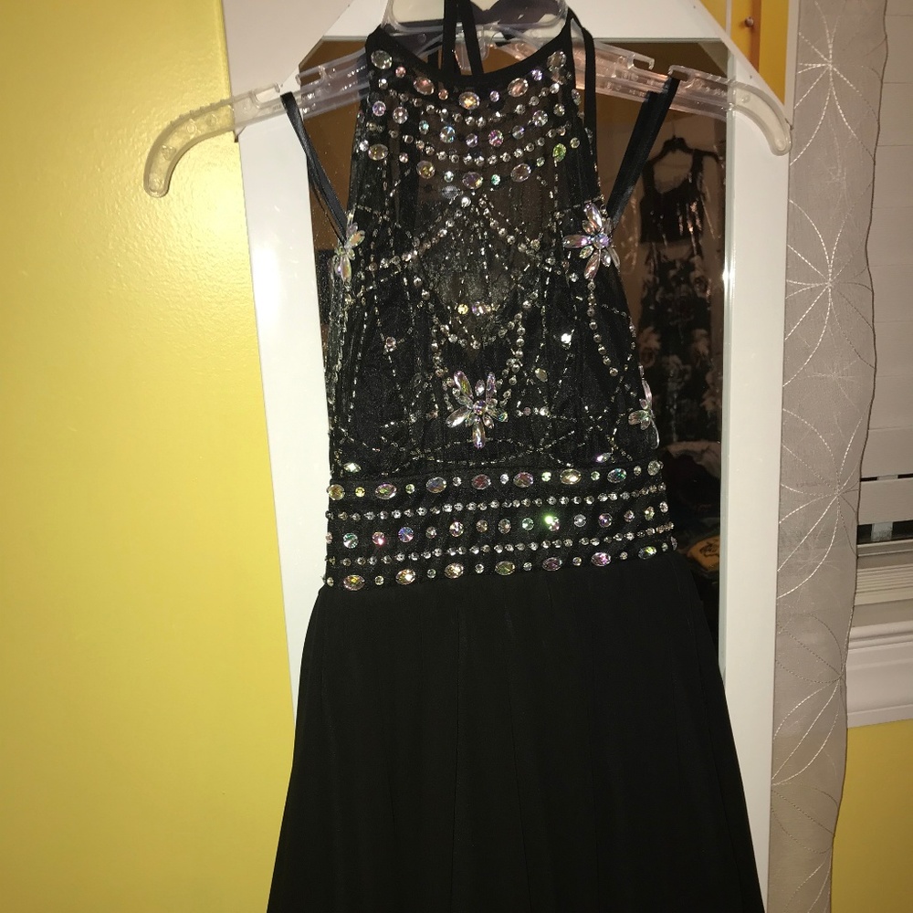Black Mini Dress Prom / Homecoming